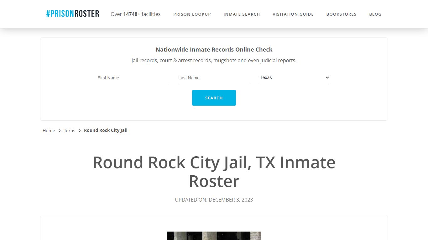 Round Rock City Jail, TX Inmate Roster - Prisonroster