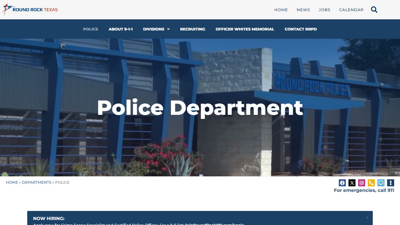 Police - City of Round Rock